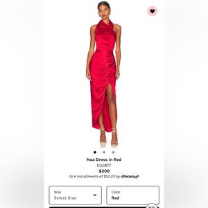 ELLIATT Noa Dress in Red